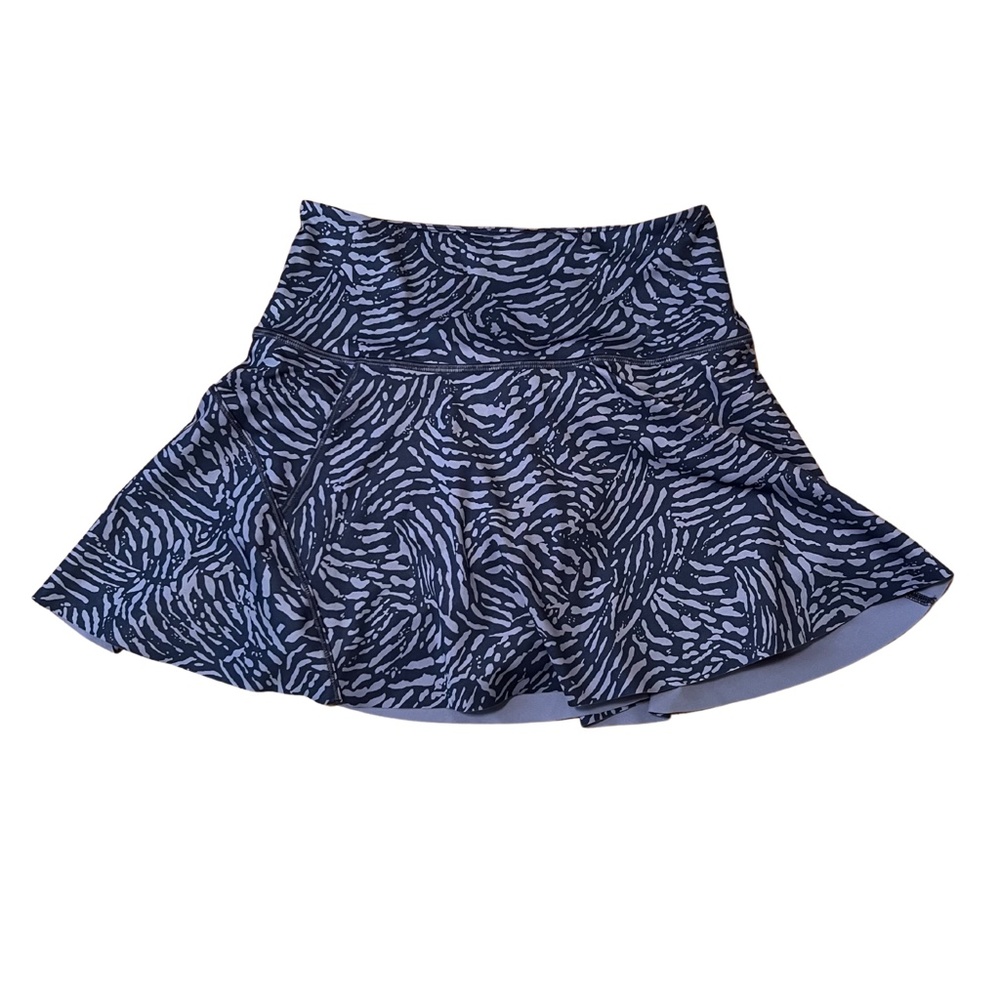 Athleta Ace Printed Tennis Skort 13.5" Fiji Medieval Violet XXS